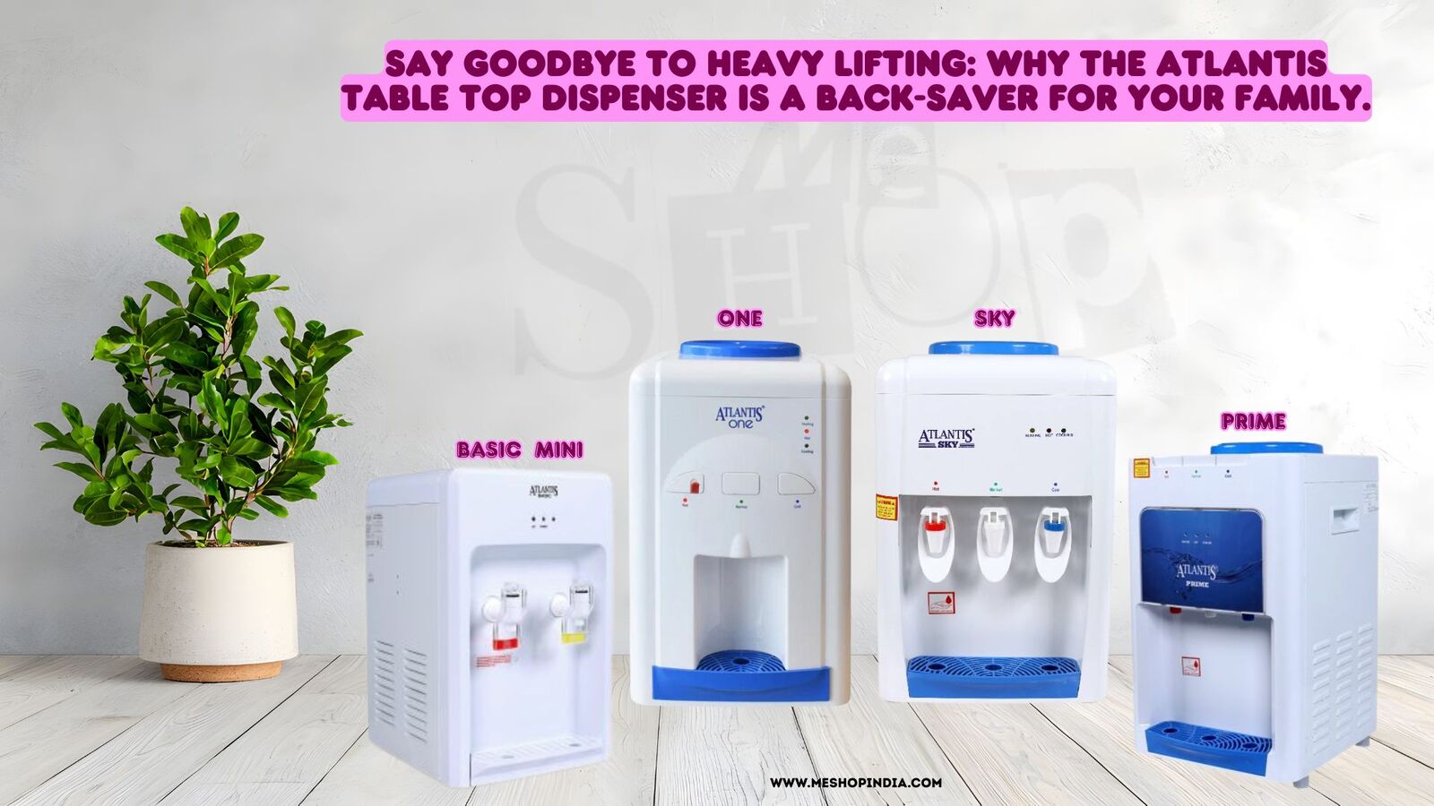 Say Goodbye to Heavy Lifting: Why the Atlantis Table Top Dispenser is a Back-Saver for Your Family.